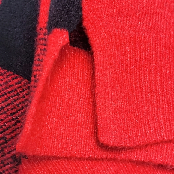 Old Navy plaid long-sleeve sweater with side slits / Women's XL Extra-Large - Picture 5 of 8